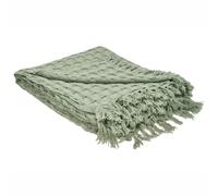 Bedspread BERE Cotton 220 x 240 cm Green