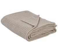 Bedspread CHAGYL Cotton 220 x 240 cm Taupe