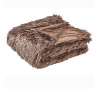 Bedspread DELICE 200 x 220 cm Brown