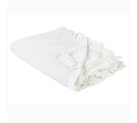 Bedspread HATTON Cotton 220 x 240 cm Off-White