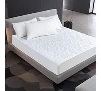 Bedspread On The Bed Linens Waterproof Mattress Protector Fitted Solid Cover for Mattress Thick Soft Pad Bed Polyester Bed Cover (Color : D, Size : 200X200X30CM)