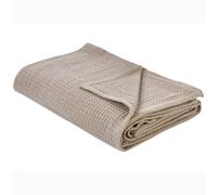 Bedspread RAGALA Cotton 200 x 220 cm Taupe