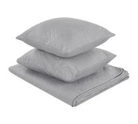 Bedspread with Cushions ALAMUT 140 x 210 cm Grey
