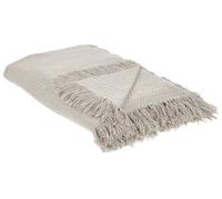 Bedspread YERBENT Cotton 200 x 220 cm Light Grey