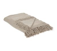 Bedspread YERBENT Cotton 200 x 220 cm Taupe