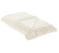 Bedspread YERBENT Cotton 220 x 240 cm Off-White