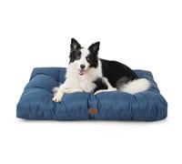 Bedsure Dog Bed Large - Washable Dog Bed Mattress with Oxford Fabric, Pet Pillow Cushion for Crate, Navy, 91x68x10cm