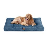 Bedsure Dog Bed Large XXL- Extra Large Washable Dog Bed Mattress with Oxford Fabric, Water Resistant Dog Pillow Bed, Navy, 120x90x10cm