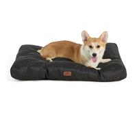 Bedsure Dog Bed Medium Washable -Waterproof Puppy Dog Bed Mattress for Small dogs with Oxford Fabric, Water Resistant Flat Pet Pillow Bed for Dog Crate, Black, 76x50x10cm