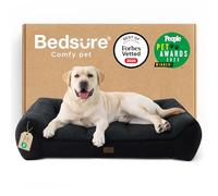 Bedsure Extra Thick Supportive Orthopedic Dog Bed Large 114x81cm, Black