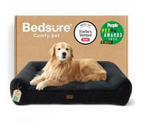 Bedsure Extra Thick Supportive Orthopedic Dog Bed Large 122x89cm, Black