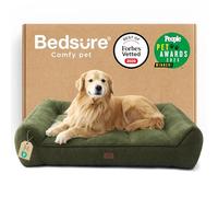 Bedsure Extra Thick Supportive Orthopedic Dog Bed Large 122x89cm, Green