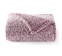 Bedsure Fleece Sherpa Throw Blanket - Super Soft, Cozy & Warm Fluffy Blanket for Sofa and Bed, Single, Red, 130x150cm