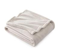 Bedsure Fleece Throw Blanket for Bed - Soft Cosy Fluffy Blankets for Sofa, Warm Double Throws for Audlts, Decor Gifts for Women and Men,Beige, 150x200 cm