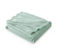 Bedsure Fleece Throw Blanket for Sofa - Soft Cosy Fluffy Blankets for Bed, Warm Single Throws for Audlts, Sage Green, 130x150 cm