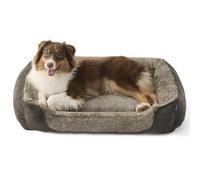 Bedsure Large Dog Bed Washable - 89x63x17cm Orthopedic Dog Sofa Beds with Non-Slip Bottom, Removable Washable Cover, Soft Pet Basket Couch, Rectangle Pet Beds for Dogs, Brown