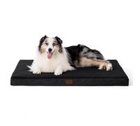 Bedsure Orthopedic Dog Bed with Washable Cover for Large, 104x74cm Black