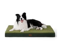 Bedsure Orthopedic Dog Bed with Washable Cover for Large, 91x69cm Green