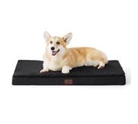 Bedsure Orthopedic Dog Bed with Washable Cover for Medium, 89x56cm Black