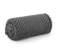 Bedsure Small Dog Blankets Washable - 80x60cm Soft Fluffy Puppy Blanket for Small Dogs, Cosy Calming Cat Blanket for Indoor Cats, Fleece Dog Bed Blankets, Pet throws for Sofa, Dark Grey