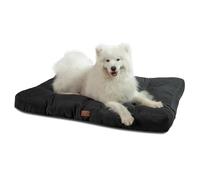 Bedsure Washable Dog Bed Extra Large - 111x89x10cm Dog Bed Mattress for Large Dog with Oxford Fabric, Flat Pet Pillow for Crate, XL Dog Cushion Mat Outdoor, Black