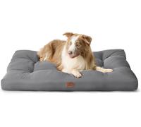 Bedsure Washable Dog Bed with Oxford Cover for Large Dogs, 111x89cm Grey