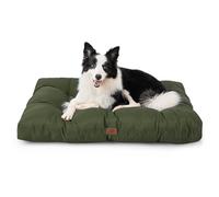 Bedsure Waterproof Dog Bed Large - Washable Dog Bed Mattress with Oxford Fabric, Water Resistant Dog Pillow Bed for Crate, Green,91x68x10cm