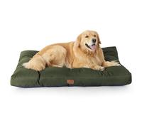 Bedsure Waterproof Dog Bed Extra Large - Washable Giant Dog Bed Mattress with Oxford Fabric, Water Resistant Flat Dog Pillow Bed for XL Dog Crate, Green, 111x89x10cm