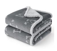 Bedsure Waterproof Dog Blanket - 203x152cm Dog Bed Blankets Washable for Large Dogs, Fluffy Pet Blanket for Sofa Bed Protector with Soft Plu