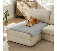 Bedsure Waterproof Dog Blanket for Dogs Washable - 102x127 cm Anti-Slip Dog Bed Covers for Couch Protection, Soft Pet Blanket Anti Scratches Dirty for Bed Furniture, Grey