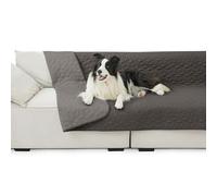 Bedsure Waterproof Dog Blanket for Dogs Washable - 132x208 cm Anti-Slip Dog Bed Covers for Couch Protection, Soft Pet Blanket Anti Scratches Dirty for Bed Furniture, Dark-Grey