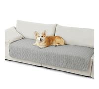 Bedsure Waterproof Dog Blanket for Dogs Washable - 76x182 cm Anti-Slip Dog Bed Covers for Couch Protection, Soft Pet Blanket Anti Scratches Dirty for Bed Furniture, Grey
