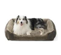 Bedsure XL Dog Bed Washable - 106x76x20cm Extra Large Orthopedic Dog Sofa Beds with Non-Slip Bottom, Removable Washable Cover, Soft Pet Basket Couch, Rectangle Pet Beds for Dogs, Brown