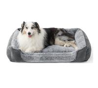 Bedsure XL Dog Bed Washable - 106x76x20cm Extra Large Orthopedic Dog Sofa Beds with Non-Slip Bottom, Removable Washable Cover, Soft Pet Basket Couch, Rectangle Pet Beds for Dogs, Grey