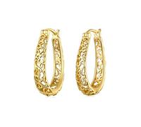 BEDT Gold Filigree Hoop Earrings 925 Sterling Silver Vintage Vine Earrings For Women Fine Jewelry Original Design