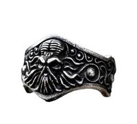 BEDT Retro Great Cthulhu Worship Ring For Man Woman Punk Mysterious Charm Fashion Octopus Rings Sea Monster Jewelry Accessories