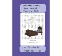 Bedtime 1-Word Word Search Puzzle Book: 50 Puzzles for Adults and Teens