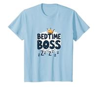 Bedtime Boss: Freak in The Sheets Funny Sleepy Crown T-Shirt, Kids, Baby Blue, 2 Years