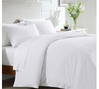 Bedtime Comforts Ltd 3/4 SMALL DOUBLE SIZE 4' BED DUVET QUILT COVER + 2 PILLOWCASES L79 x W67 - CREAM