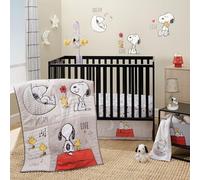 Bedtime Originals Snoopy Love 3-Piece Infant Baby Nursery Crib Bedding Set