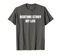 Bedtime Story My Life T-Shirt, Men, Asphalt, L