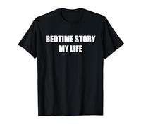 Bedtime Story My Life T-Shirt, Men, Black, L