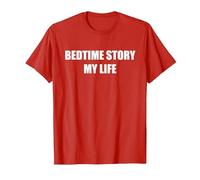 Bedtime Story My Life T-Shirt, Men, Red, XL