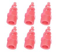 Beduan 3/4" Spiral Cone Nozzle Plastic Atomized Dust Remove Sprayer for Gas Cooling Washing Fire Proof (Pack of 6)