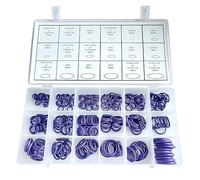 Beduan AC376M 270pcs Compressor O Rings Kit 18 Sizes Car Air Conditioning O-Ring Assortment Set (Purple)