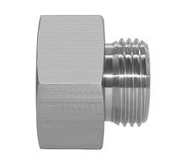 Beduan Garden Hose Adapter, 3/4" GHT Male(O.D:1.06”) x 1" NPT Female Connector(I.D:1.1921"”),GHT to NPT Adapter Stainless Steel Pipe Fittings Connect(Pls Check the size chart!)