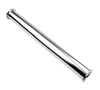 beduan Three Clamp Sanitary Tube, 24" Length Round Tube Weldless Stainless Steel with 2" Splint Flange 64mm
