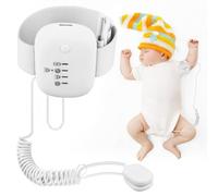 Bedwetting Alarm, Bed Wetting Alarm with Receiver & Transmitter, Bedwetting Alarms with Sounds and Vibration USB Rechargeable Bedwetting Sensor for Boys Grils Potty Training Senior Care (White)