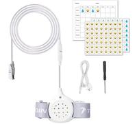 Bedwetting Alarm: High Sensitivity Pee Alarm & Nighttime Bedwetting Sensor Monitors-Loud Sound + Strong Vibration for Peaceful Sleep!