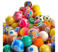 Bedwina Bouncy Balls in Bulk - Pack of 250 (1inch/27mm) Hi Bounce Ball Variety Assortment Mix, Colourful and Small Rubber Bouncy Balls for Game Prizes, Party Bag Fillers for Kids, Kids' Party Favours